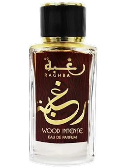 Raghba Wood Intense Lattafa, عينة